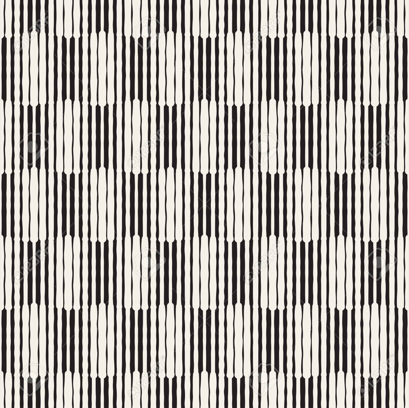 シームレスな抽象的な手描きパターン ベクターフリーハンドラインの背景テクスチャ インクブラシストロークシンプルな幾何学的デザイン のイラスト素材 ベクタ Image