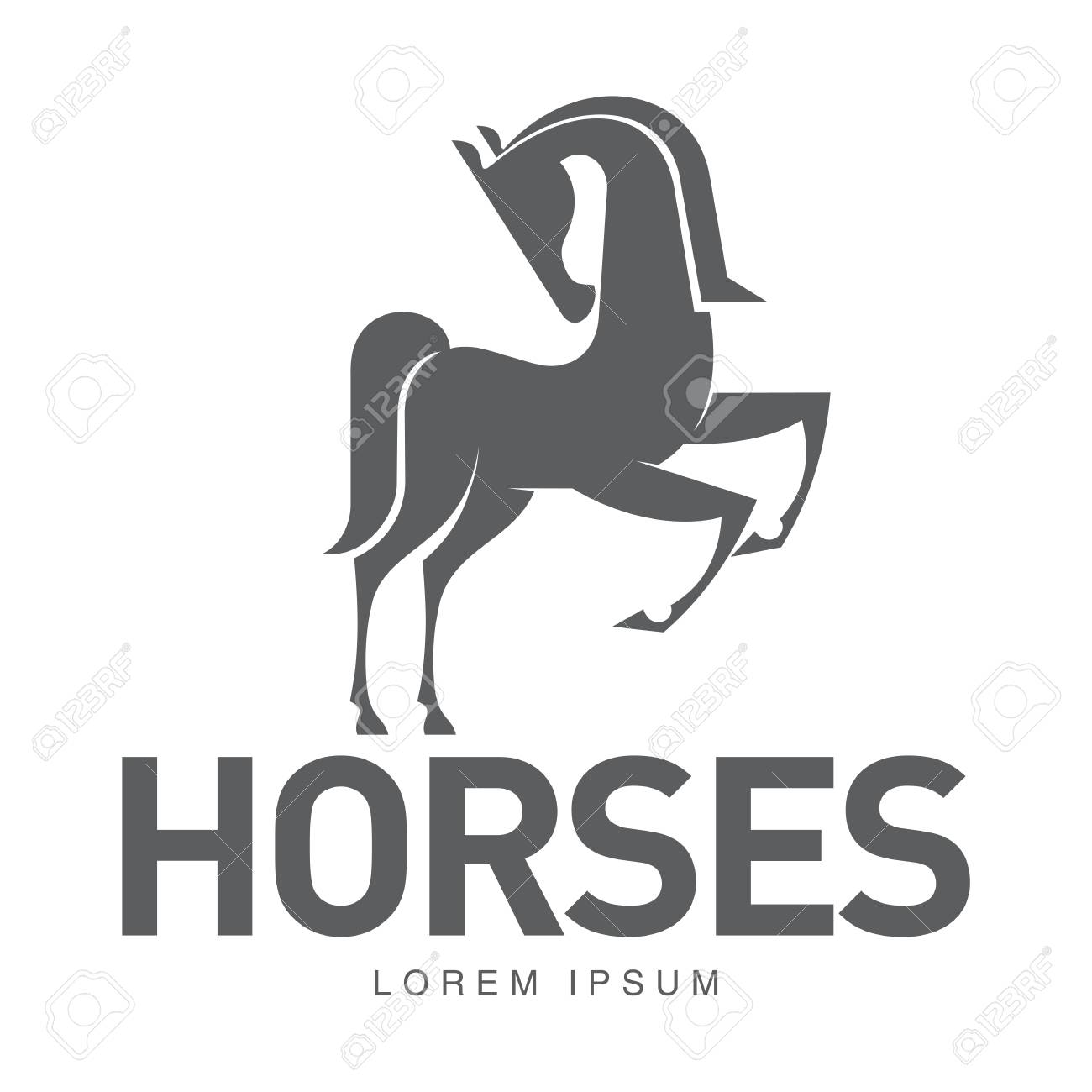 horse outline template