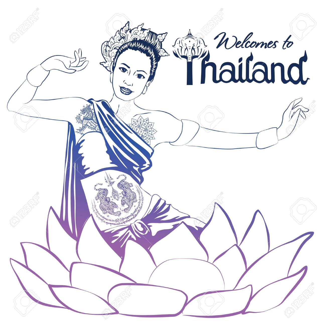 thai dance costume