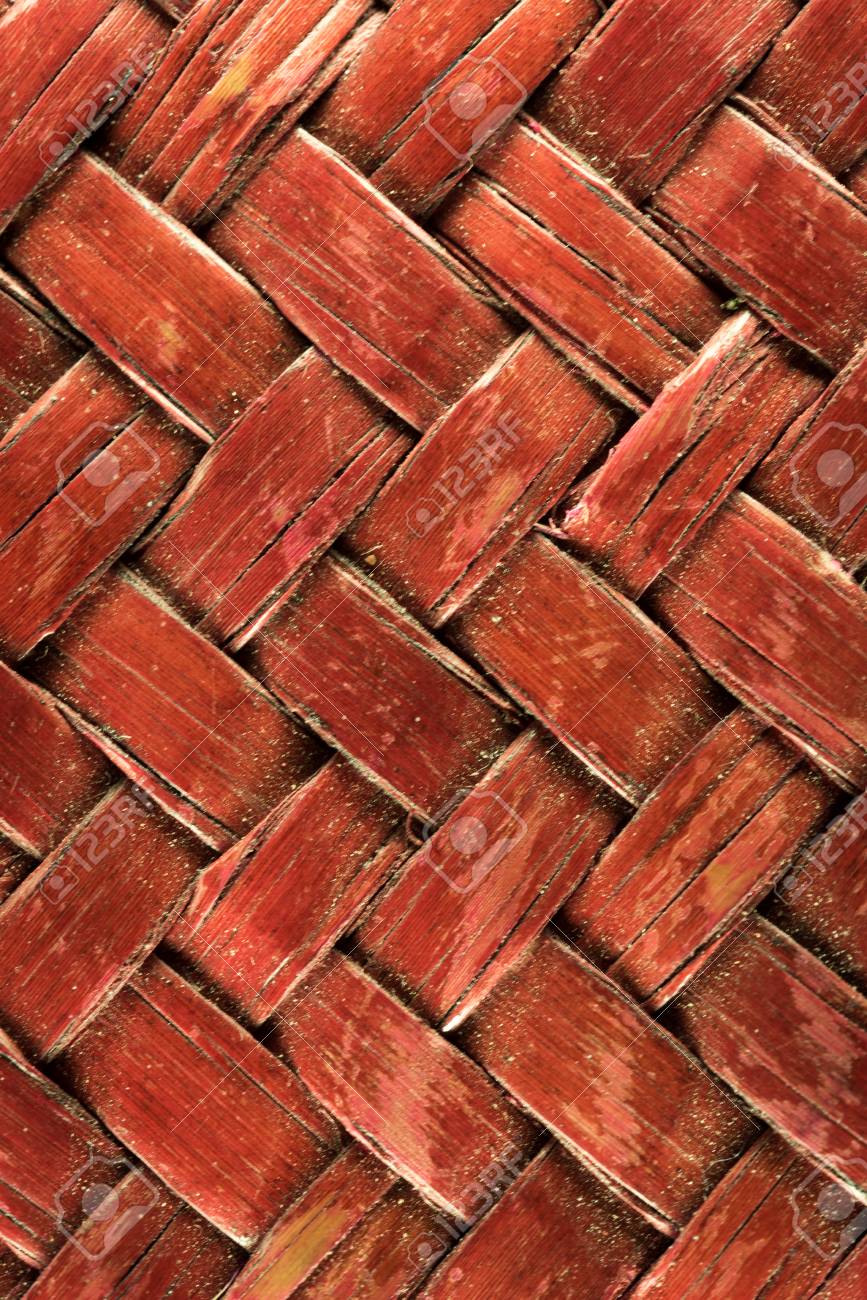 Textura De Tejido Artesanal Arte De Mimbre Natural Diseno Fuerte