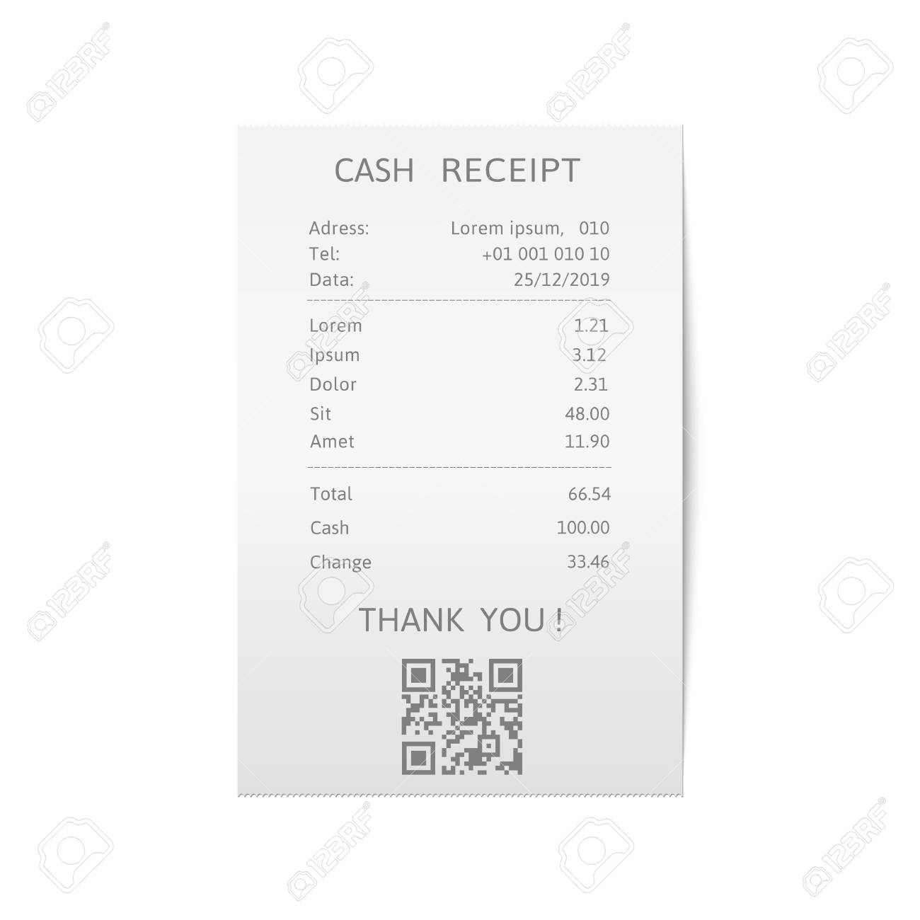 receipts printed bills paper check sell receipt or bill template receipt s