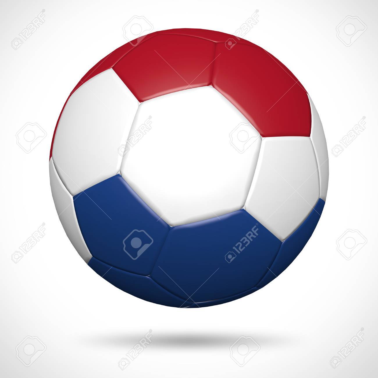 オランダのフラグの要素と元の色の 3 D のサッカー ボール の写真素材 画像素材 Image