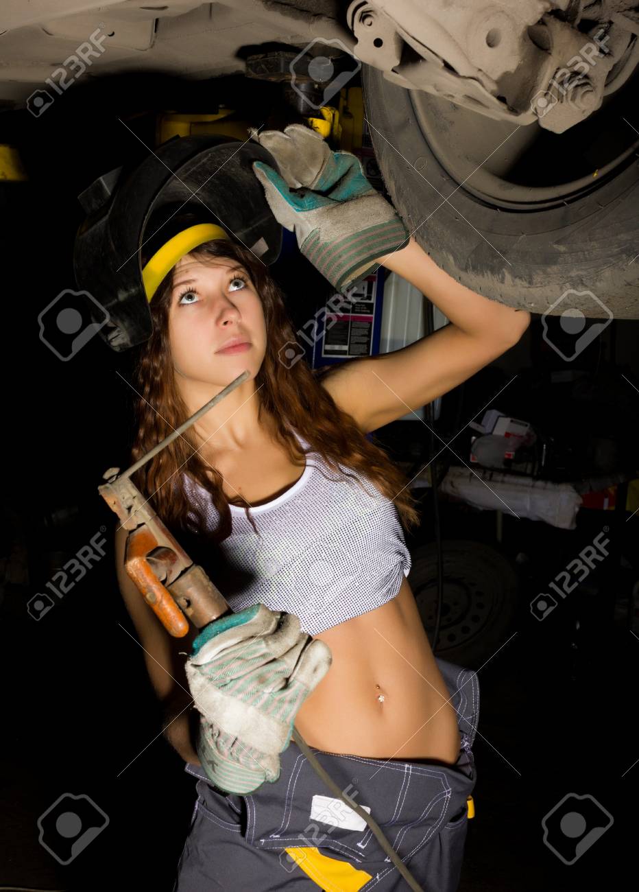 sexy girl welder Sexy girl welder
