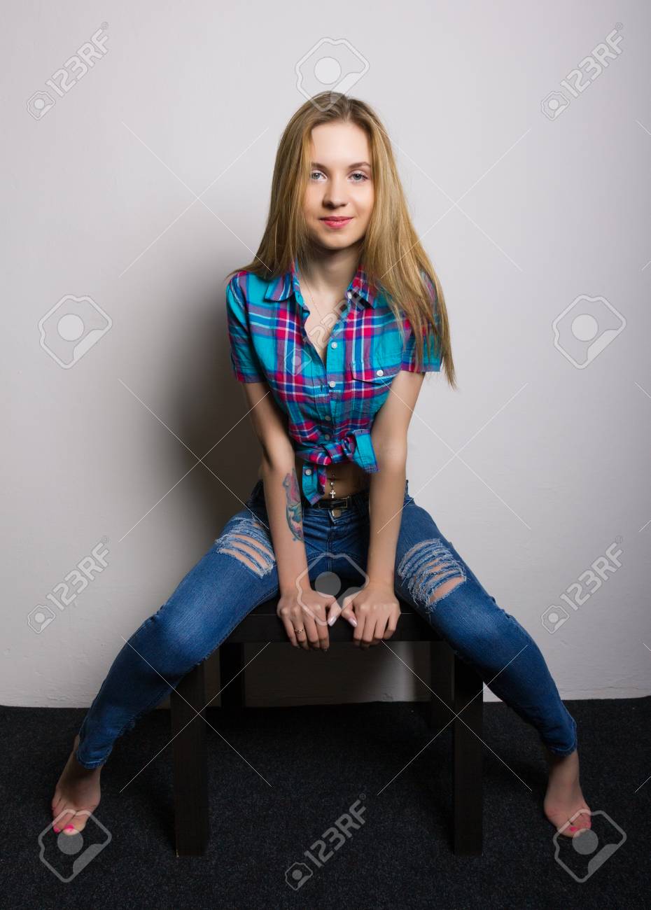 young girl jeans