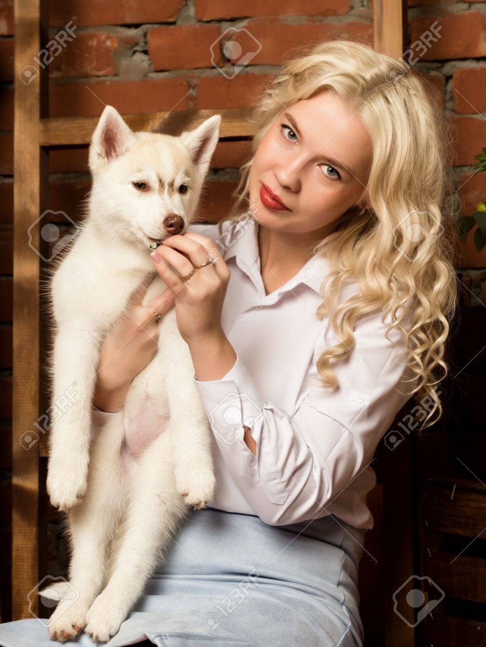 blonde siberian husky puppies