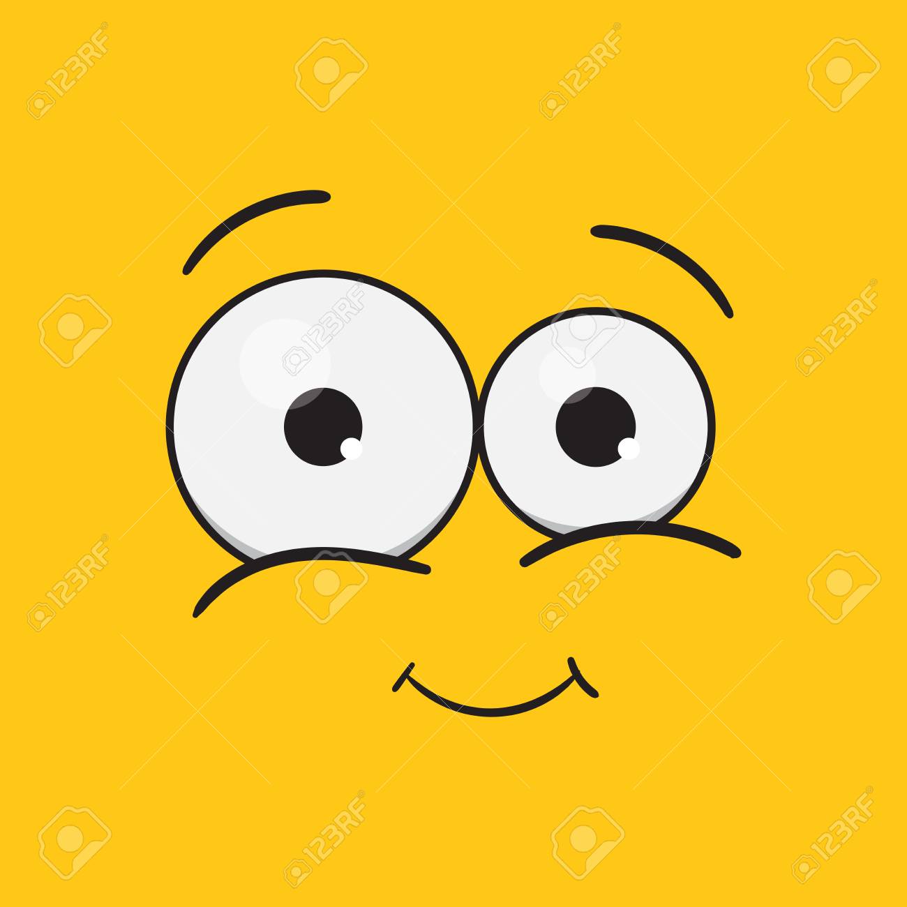 黄色のスマイリーの顔。世界の笑顔の日。絵文字アイコンのベクター