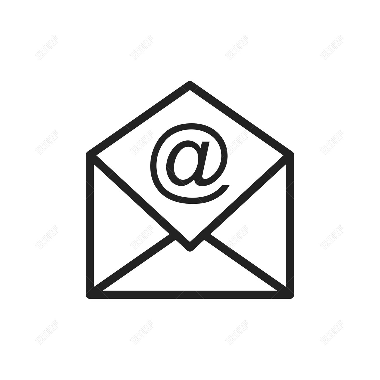 Enveloppe De Courrier Vecteur Icone Email Concept Numerique Email Illustration De Diagramme D 39 Affaires 3d Sur Fond Blanc Clip Art Libres De Droits Vecteurs Et Illustration Image