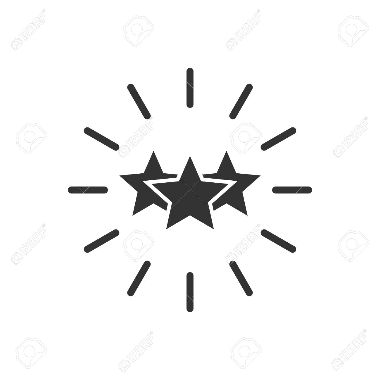 Excellence Icon In Flat Style Star Ribbon Vector Illustration Royalty Free Cliparts Vectors And Stock Illustration Image