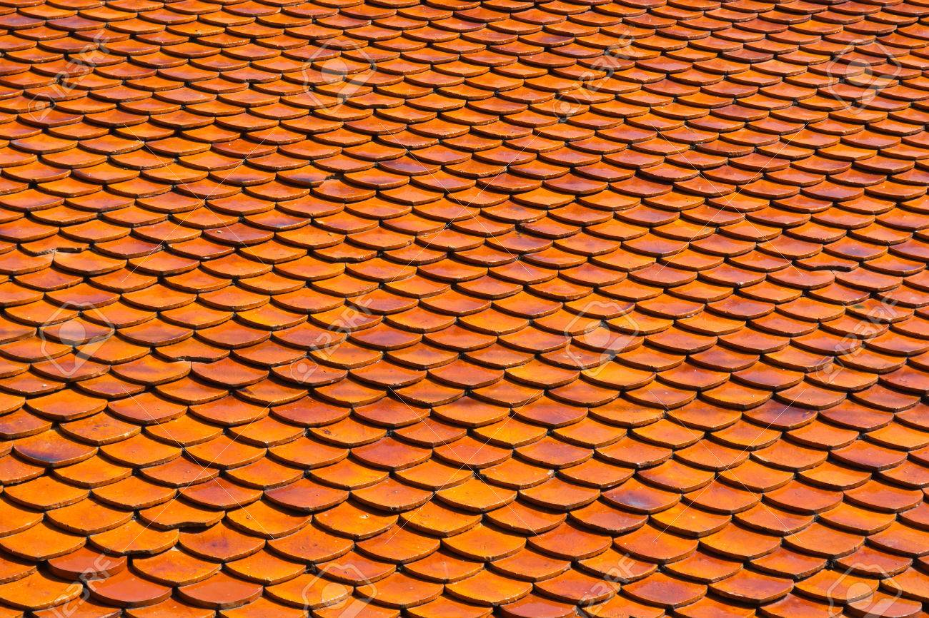 オレンジ色の屋根瓦 の写真素材 画像素材 Image