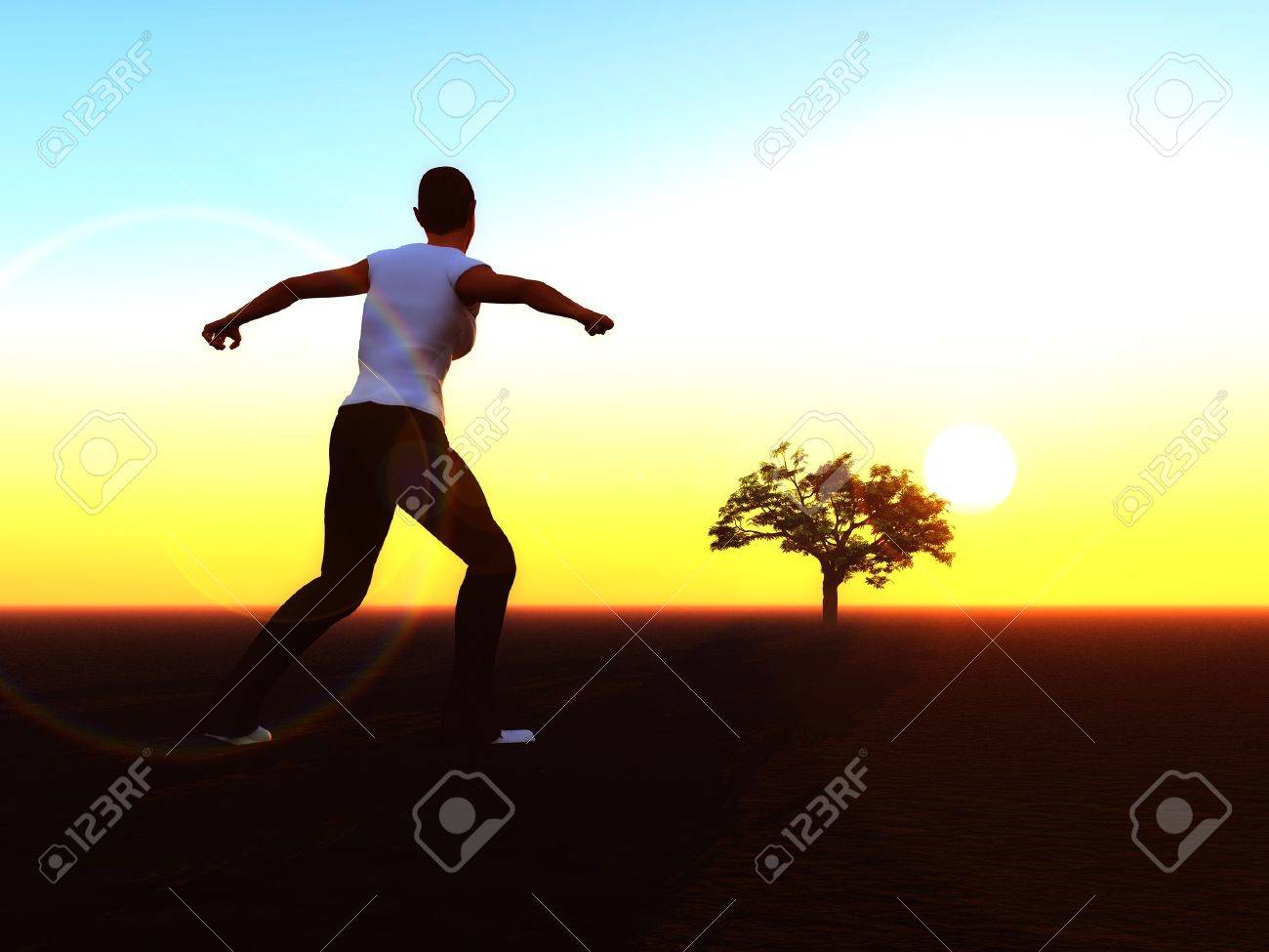 Running Towards The Rising