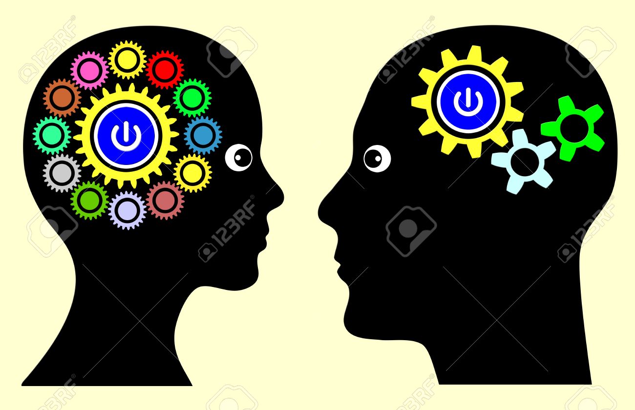 Different Mindset Man And Woman With Different Thinking Patterns Multitasking Or Single Tasking When Making Decision Or Solving Problems Stock Photo Picture And Royalty Free Image Image 31568978