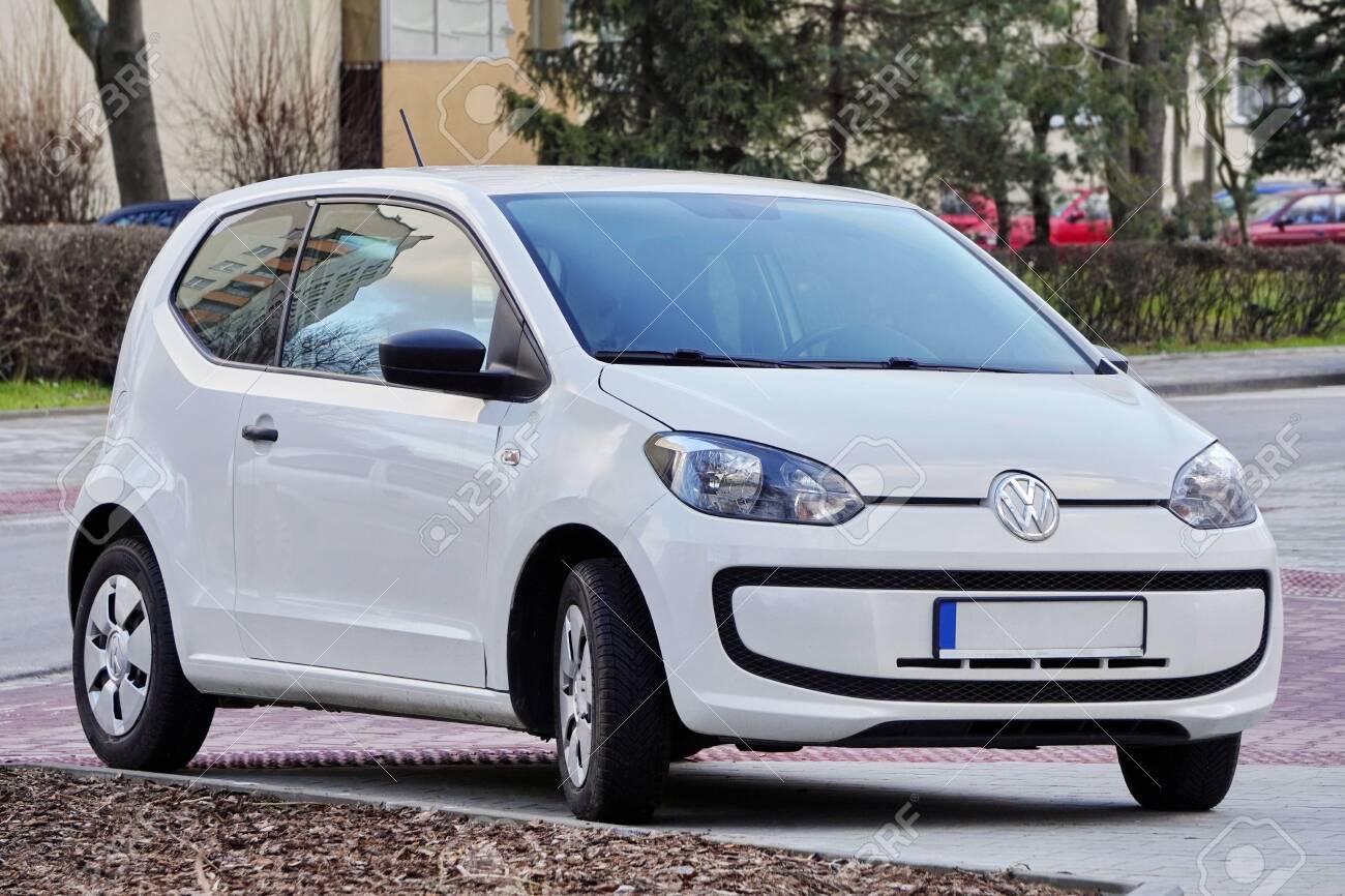 Pef hot cloth Krakow, Poland 05.01.2019: White Volkswagen Up, Small City Car Parked On The Sidewalk Of A Street In The City. Parking In The City, Eco-friendly City Car Stock Photo, Picture And Royalty Free Pef hot cloth Krakow, Poland 05.01.2019: White Volkswagen Up, Small City Car Parked On The Sidewalk Of A Street In The City. Parking In The City, Eco-friendly City Car Stock Photo, Picture And Royalty Free