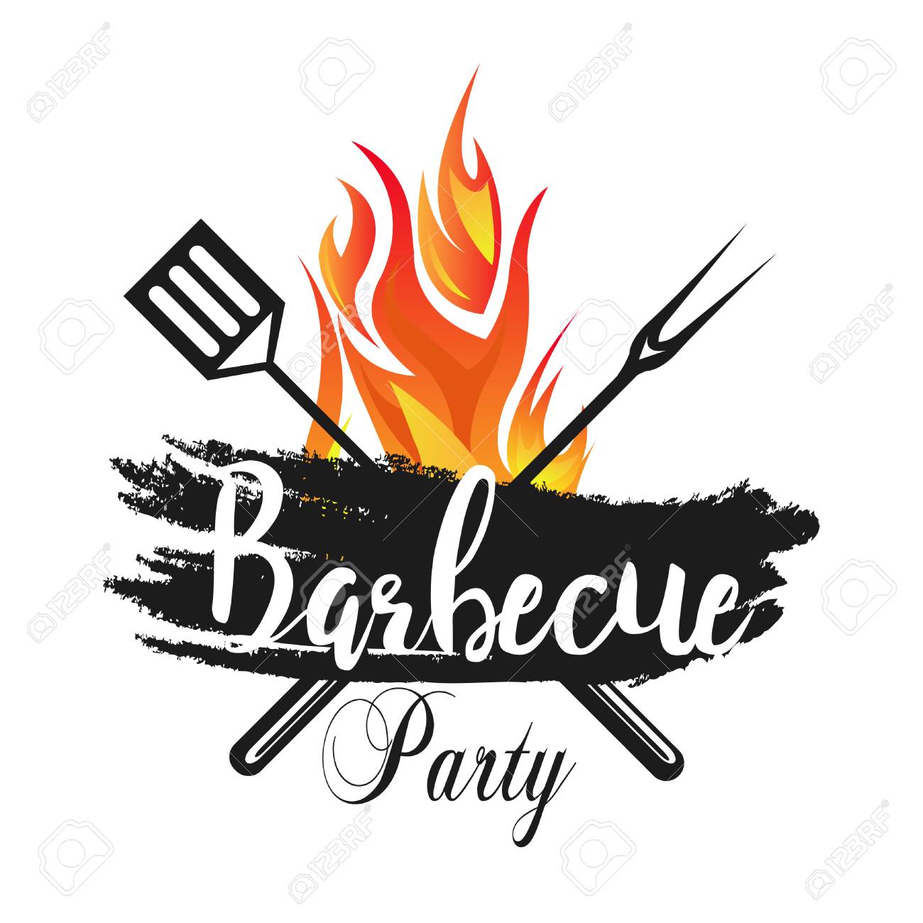creative vector illustration of barbecue party design invitation invitation for barbecue party