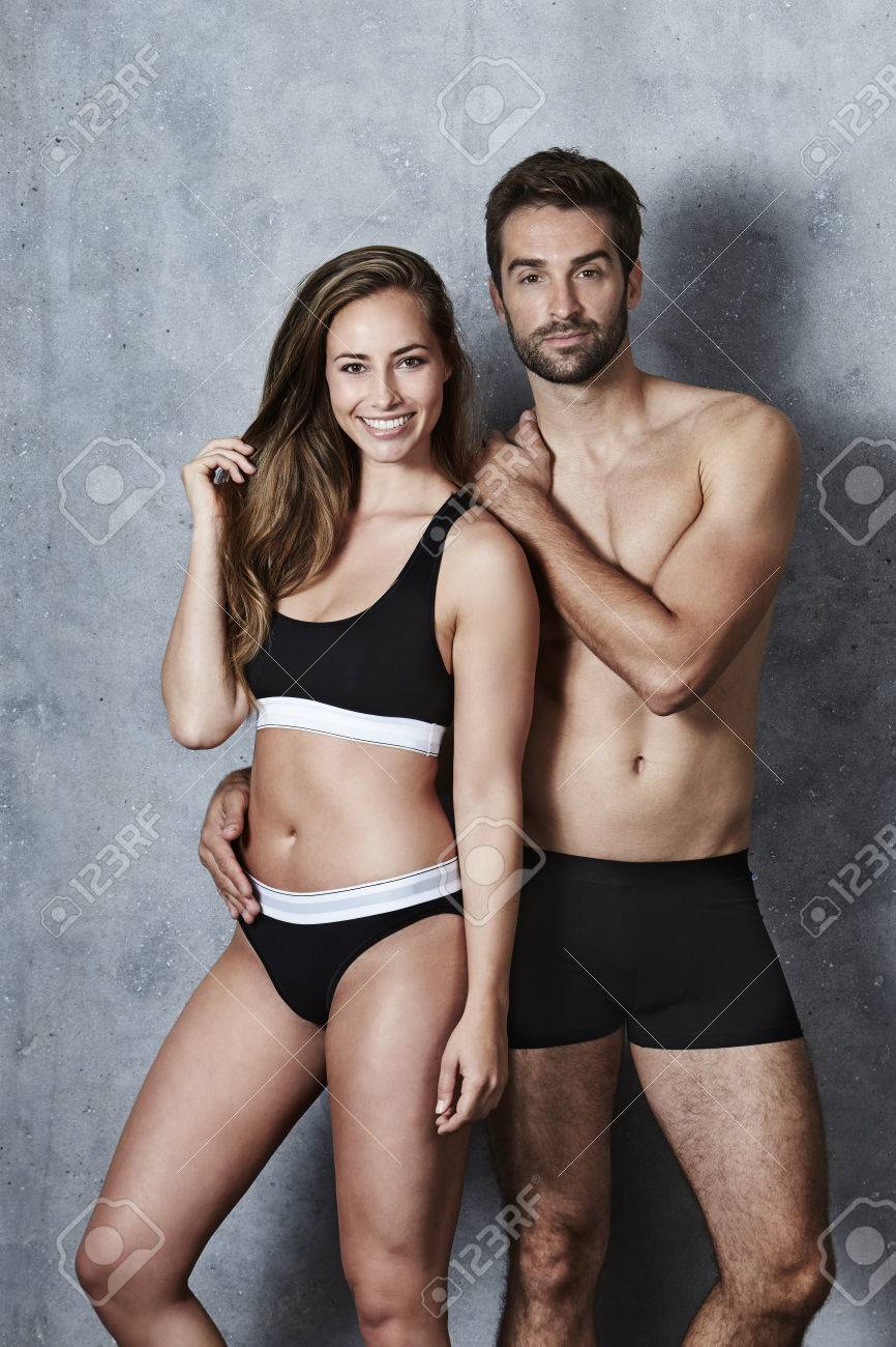 Couples dressed and undressed