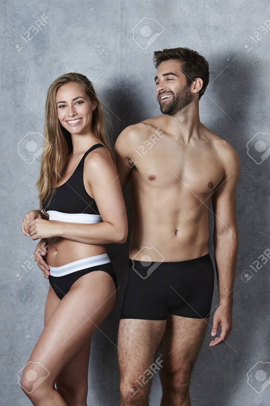 Dressed and undressed couples