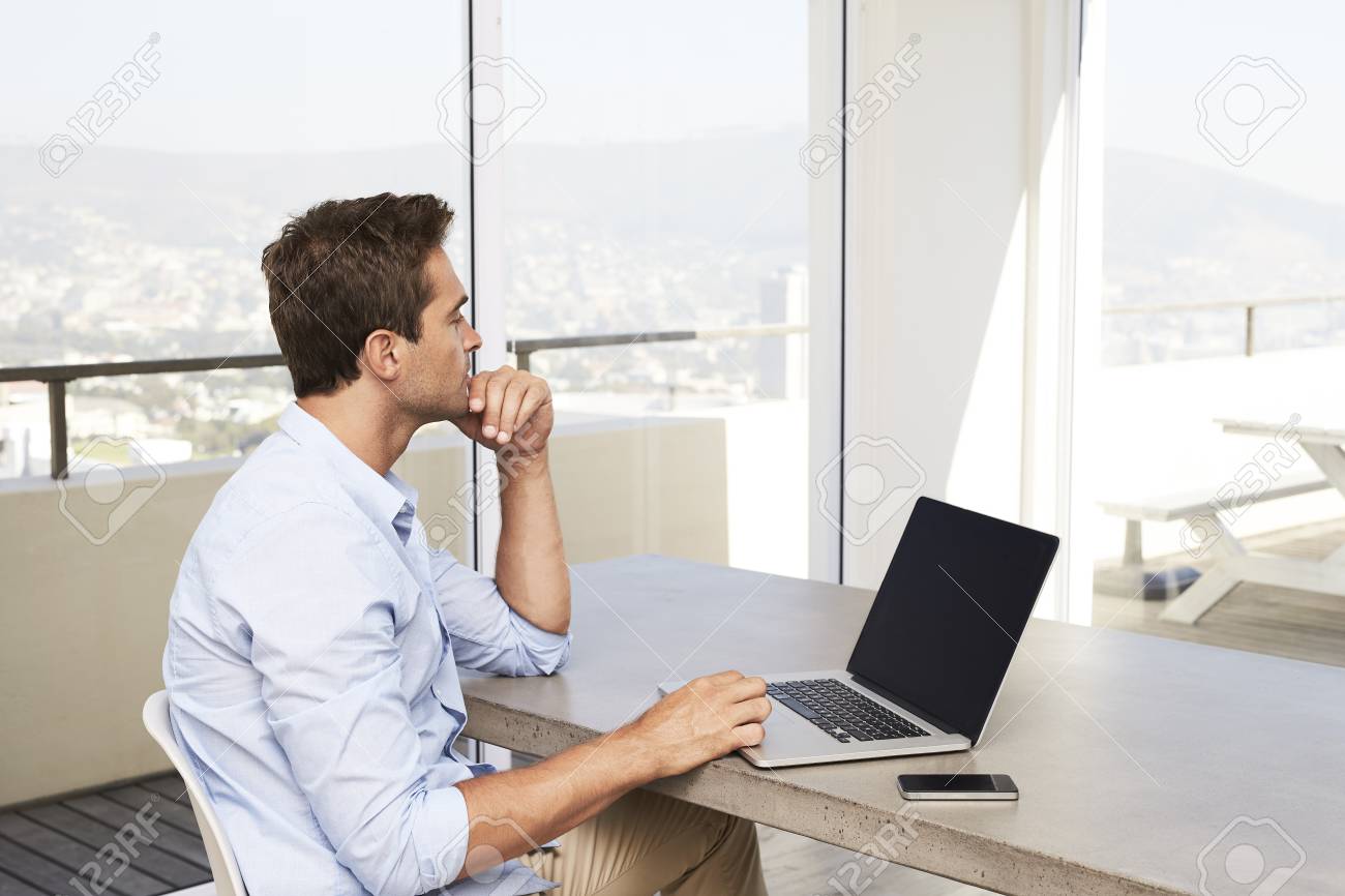 men with laptop