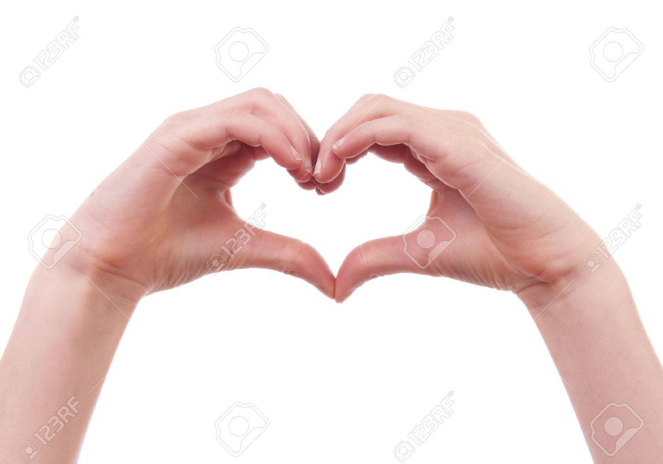Uncategorized Hands In A Heart kids hands in shape of heart over white background stock photo 6676865
