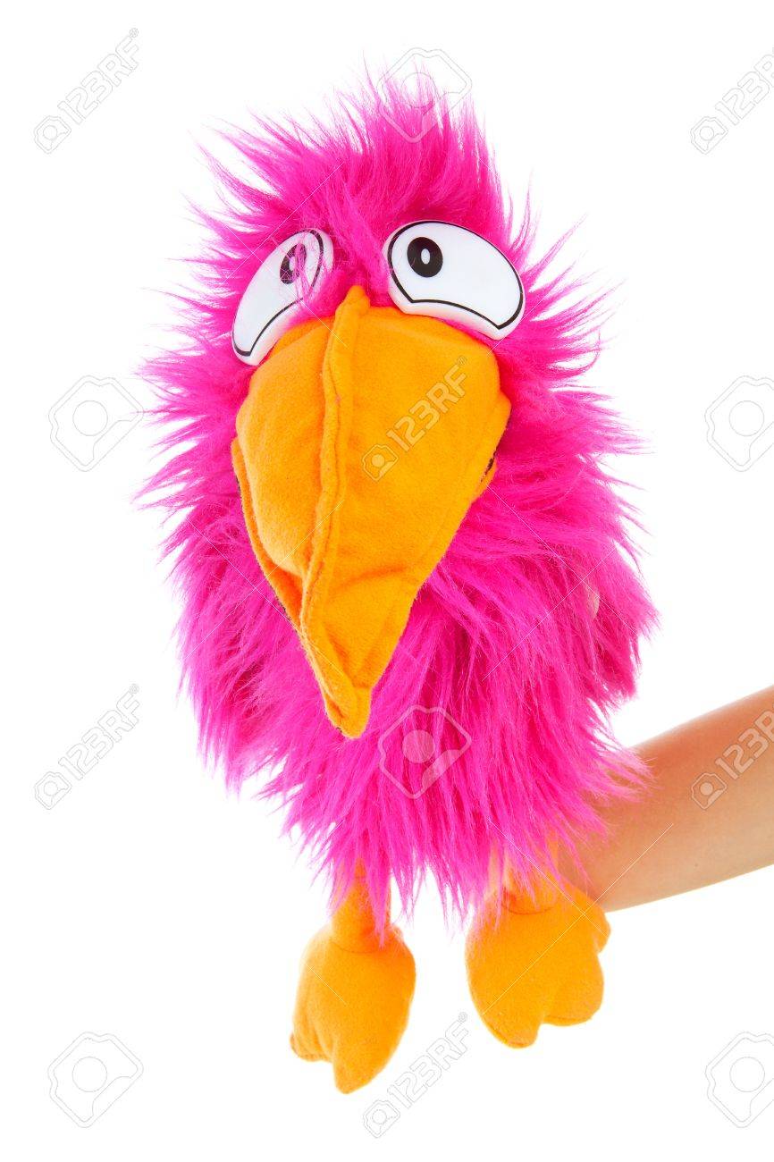bird hand puppet