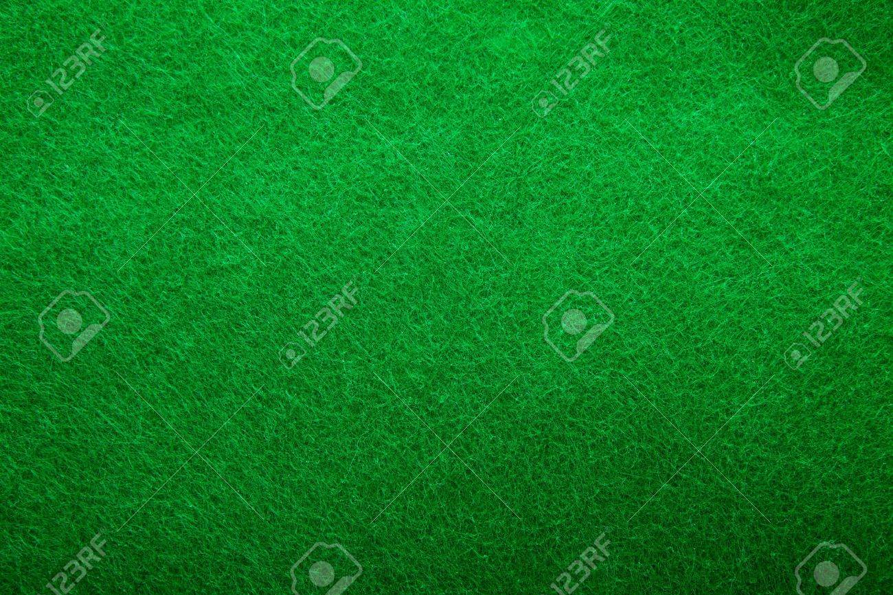 クローズ アップで緑のフェルト カジノ テーブルのバック グラウンド テクスチャ の写真素材 画像素材 Image