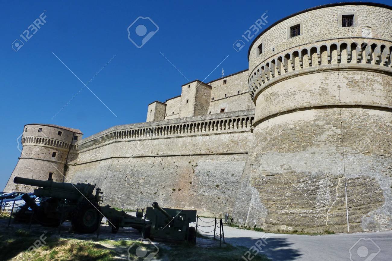 サン レーオの要塞 エミリア ロマーニャ州 イタリア の写真素材 画像素材 Image