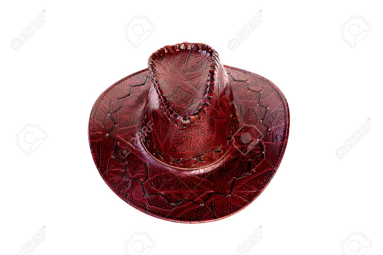 all leather hat