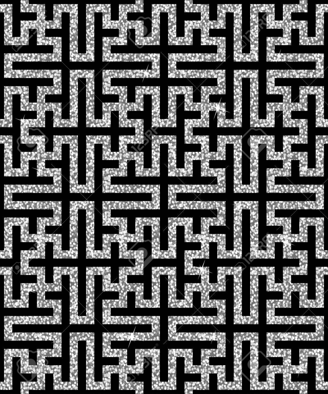 東洋の銀飾りからシームレスな背景は おしゃれなモダンな壁紙やテキスタイルのイラスト素材 ベクタ Image