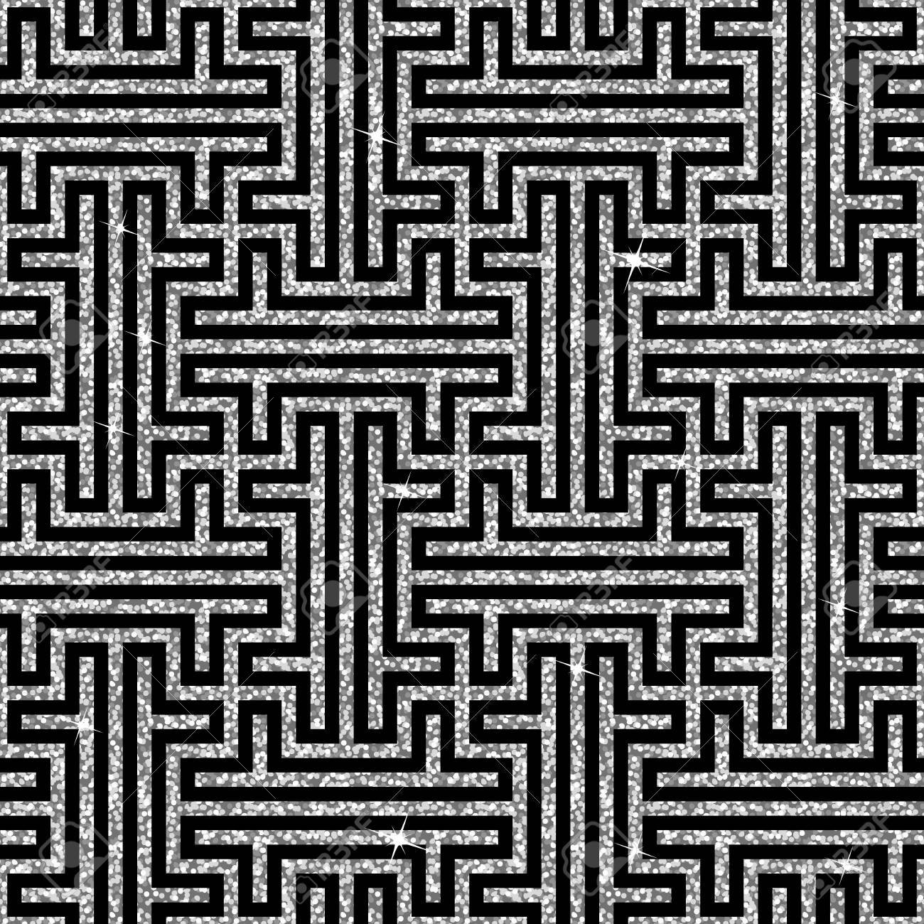 東洋銀卍飾りからシームレスな背景は おしゃれなモダンな壁紙やテキスタイルのイラスト素材 ベクタ Image