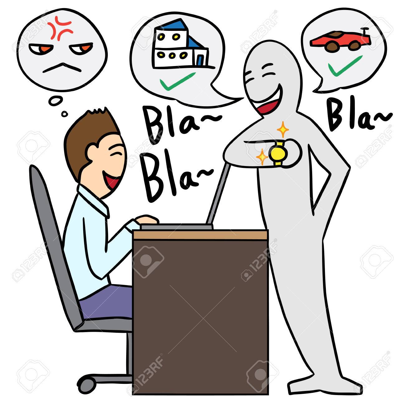 Vector Cartoon Character Man Boastful Royalty Free Cliparts Vectors And Stock Illustration Image