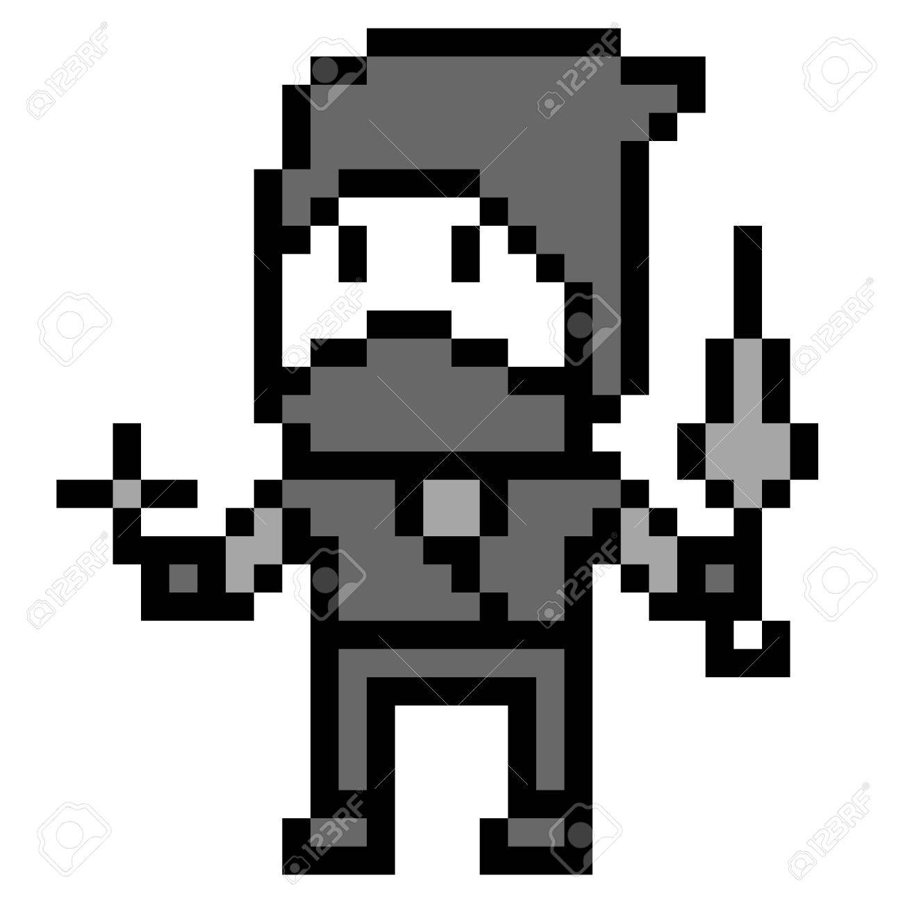 Ninja pixel art best sale