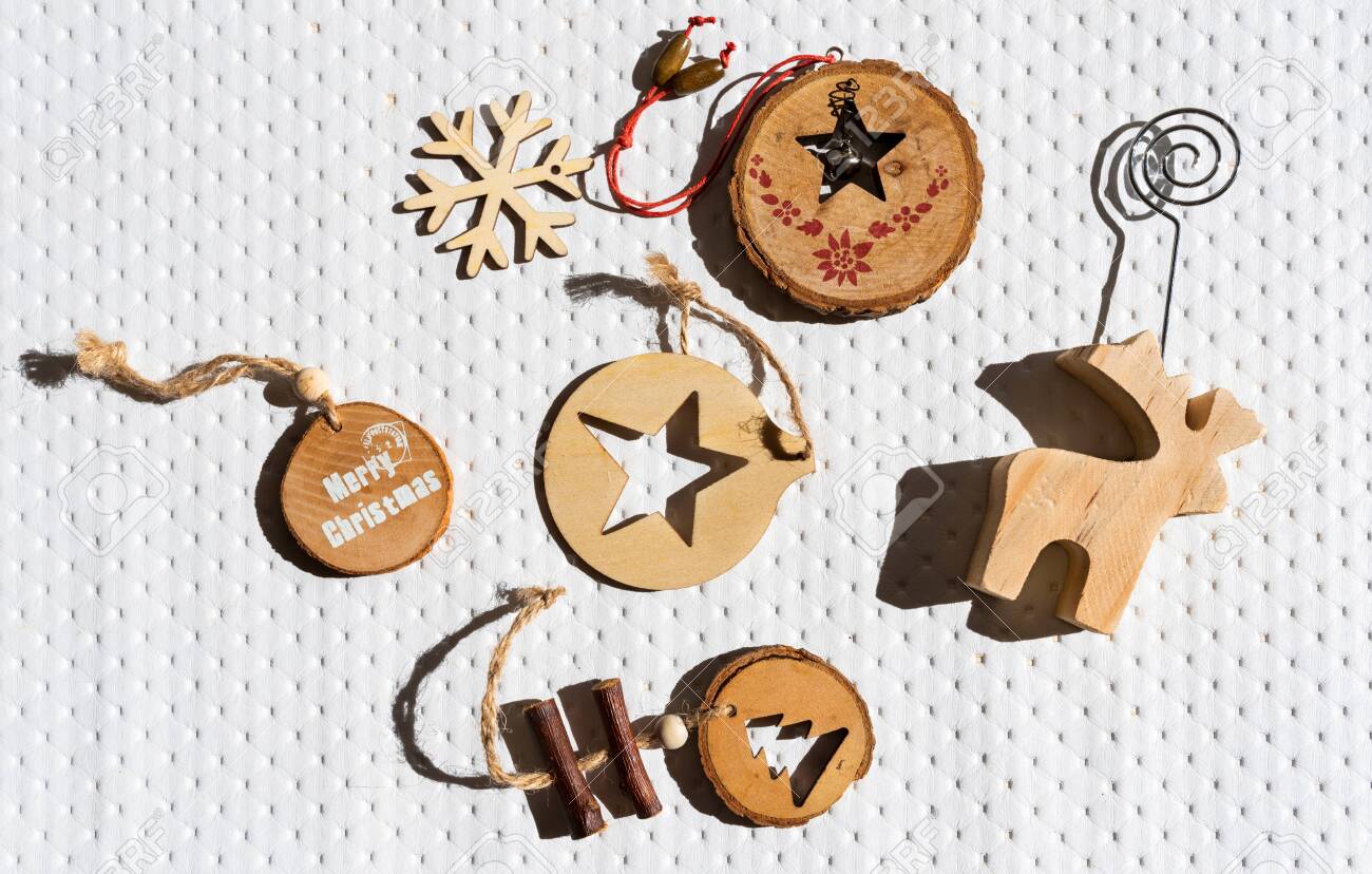 wooden ornaments