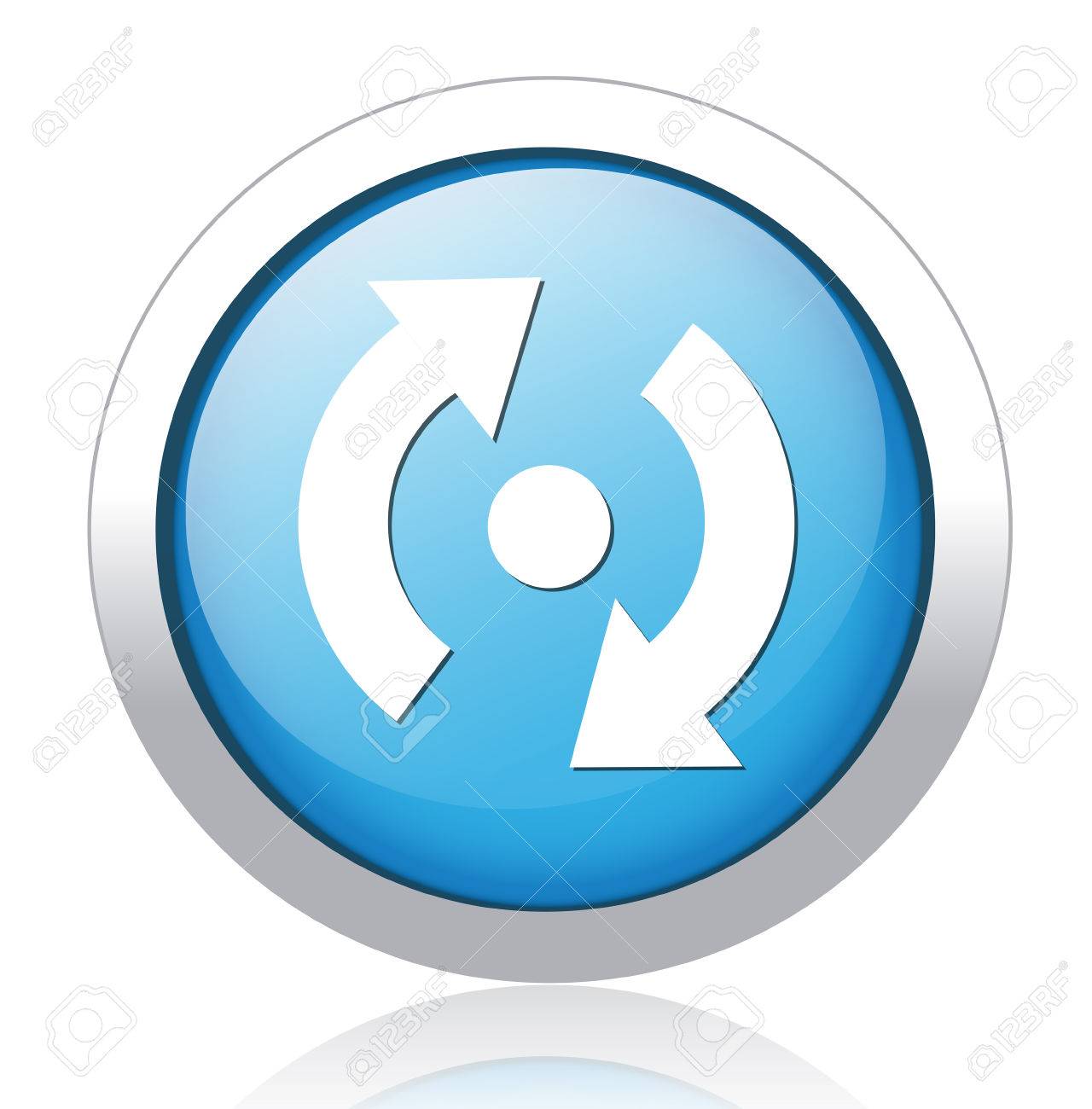 リロード ボタンのアイコンのイラスト素材 ベクタ Image