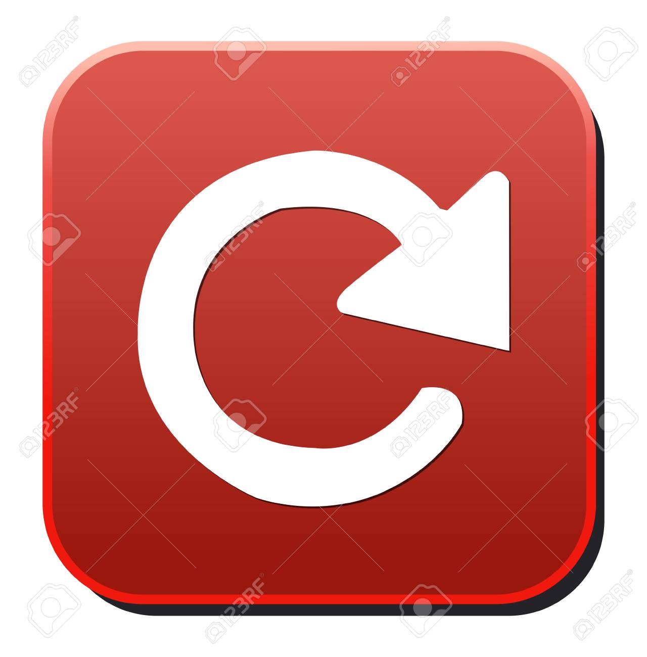 リロード ボタンのアイコンのイラスト素材 ベクタ Image