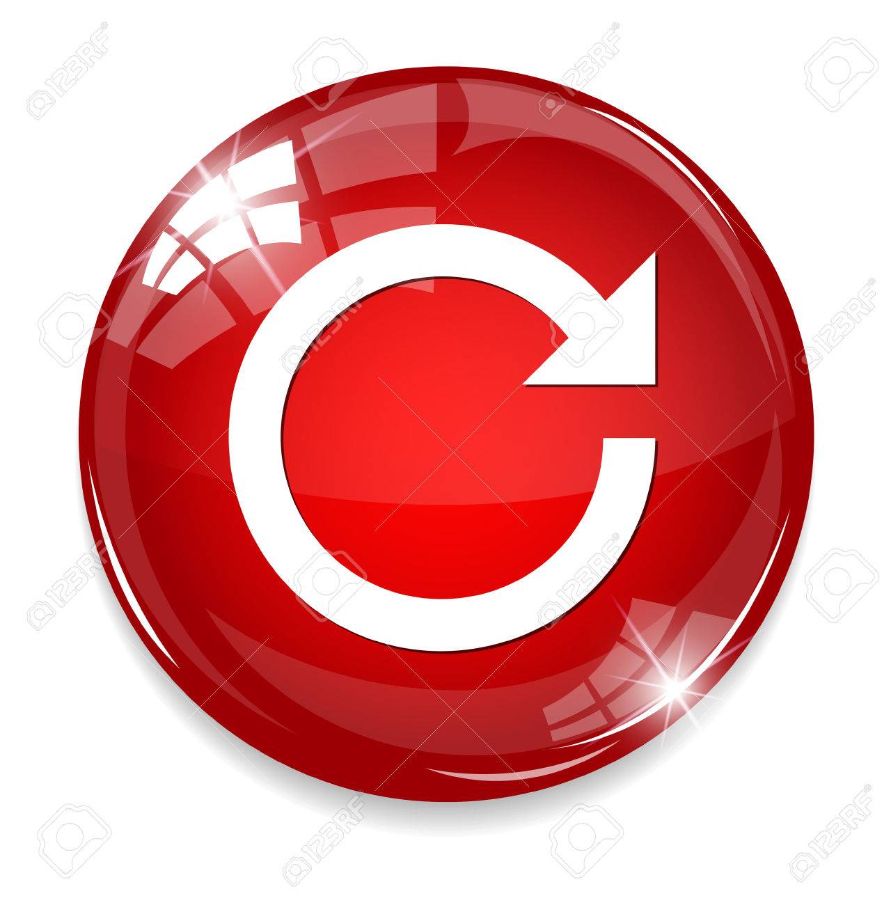 リロード ボタンのアイコンのイラスト素材 ベクタ Image