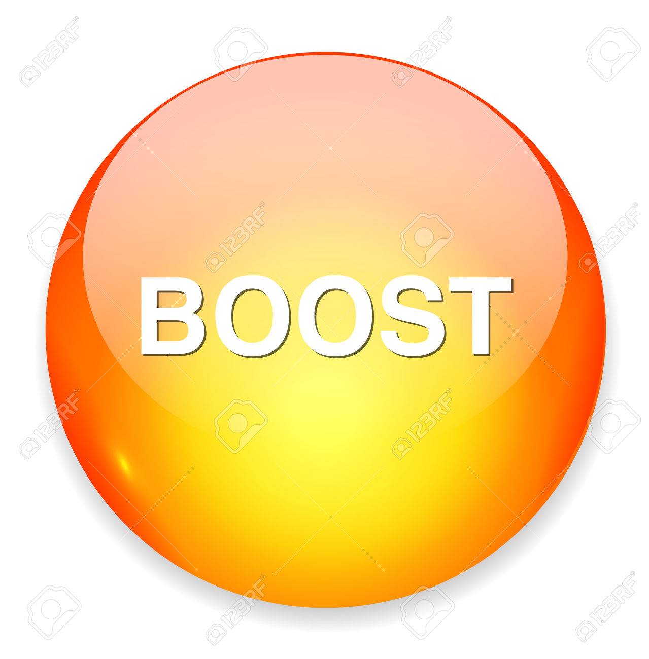 ブースト ボタンのイラスト素材 ベクタ Image