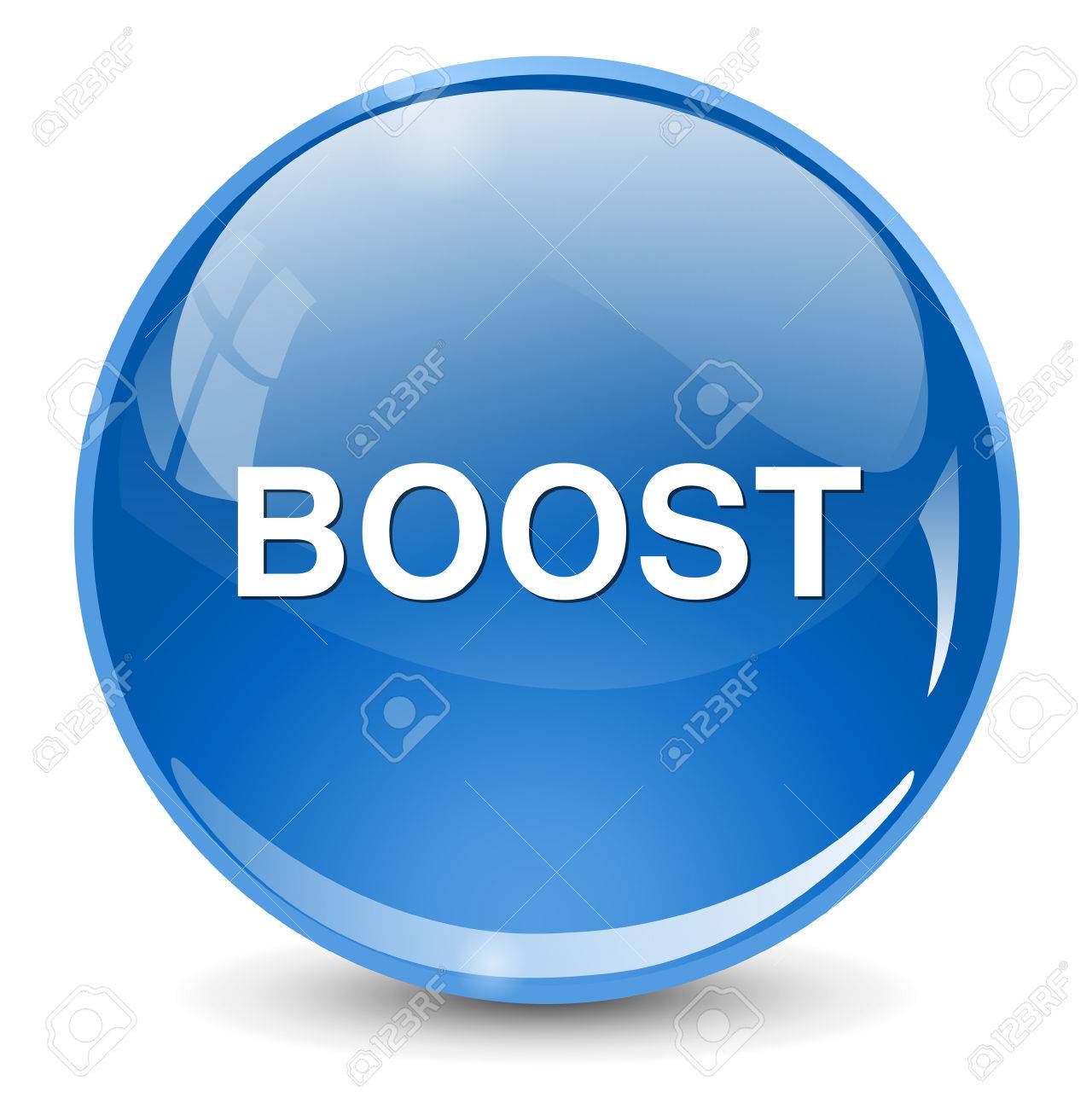 ブースト ボタンのイラスト素材 ベクタ Image