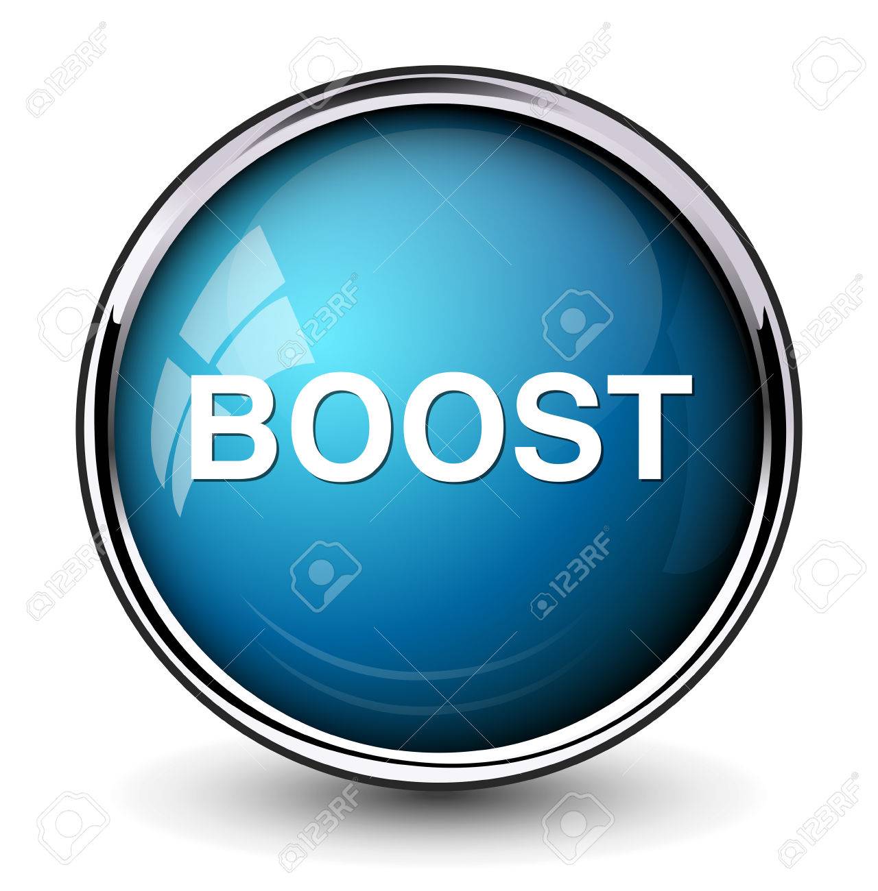 ブースト ボタンのイラスト素材 ベクタ Image