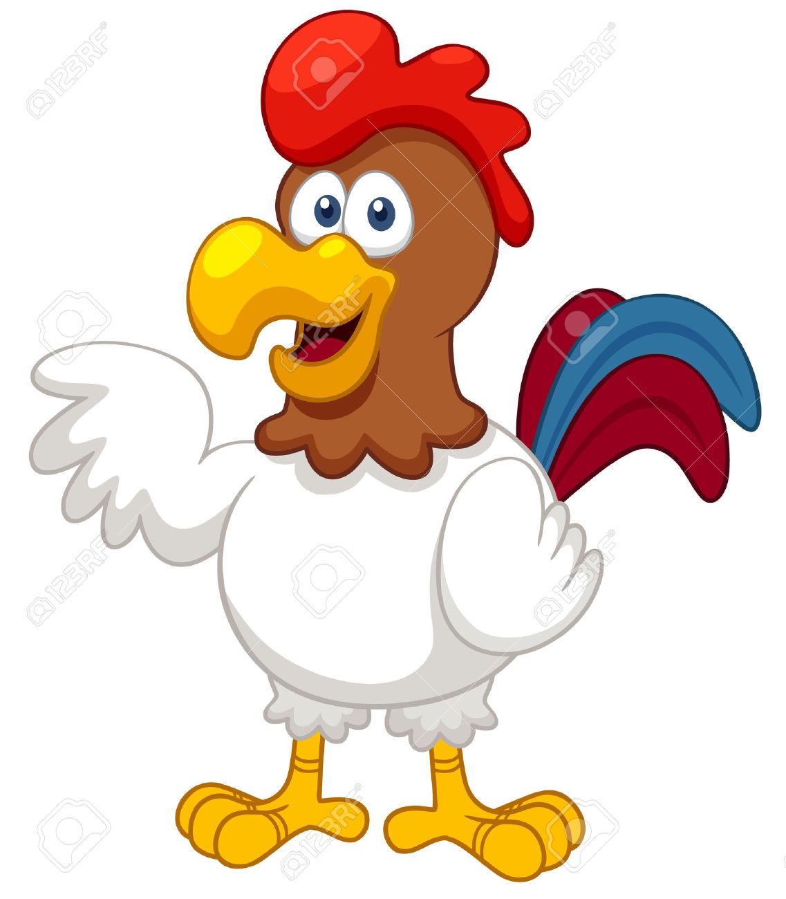 Illustration Of Cartoon Cock Royalty Free SVG, Cliparts, Vectors, and Stock  Illustration. Image 16835045.