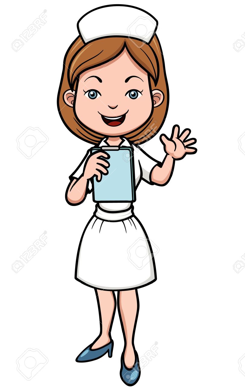 イラストの女性看護師のイラスト素材 ベクタ Image