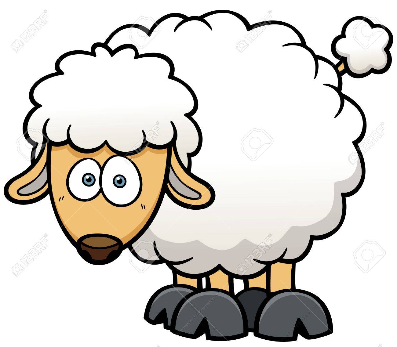 Vector Illustration D Un Mouton De Dessin Animé Clip Art Libres De Droits Vecteurs Et Illustration Image 29720381