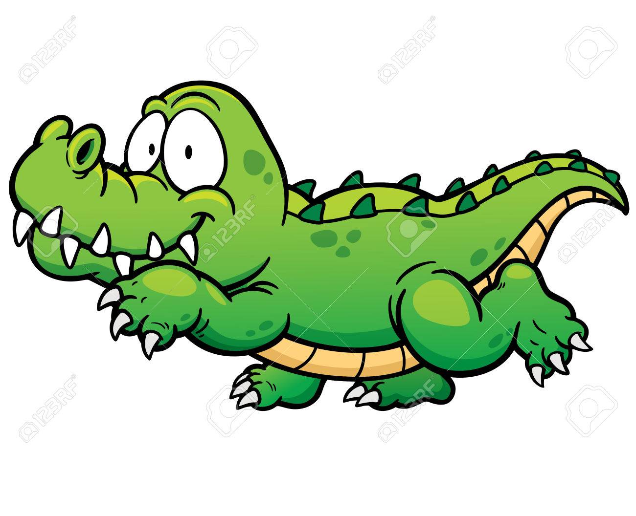 Vector illustration of Cartoon crocodile - 42859221 Vector illustration of Cartoon crocodile - 42859221