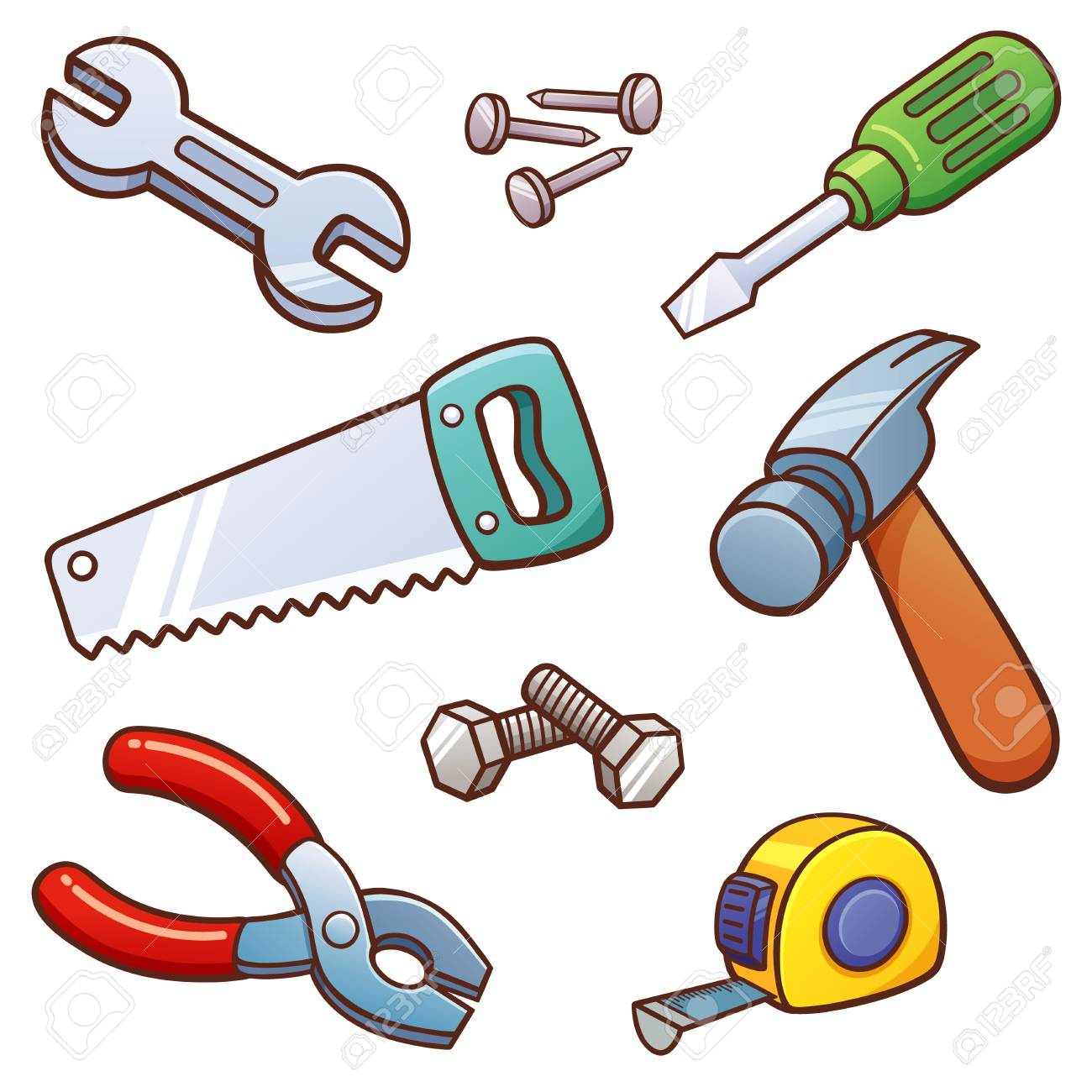Ilustración Del Vector De Herramientas De Dibujos Animados Conjunto Ilustraciones Svg, Vectoriales, Clip Art Vectorizado Libre De Derechos. Image 71871824. Ilustración Del Vector De Herramientas De Dibujos Animados Conjunto Ilustraciones Svg, Vectoriales, Clip Art Vectorizado Libre De Derechos. Image 71871824.
