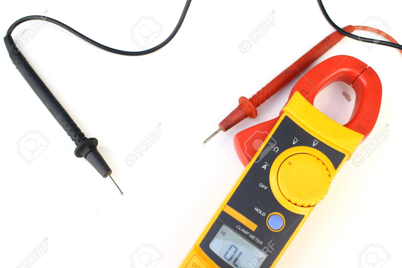Multímetro Eléctrica Para Medir La Potencia Eléctrica Retratos, Imágenes Y Fotografía De Archivo Libres De Derecho. Image 49999227.