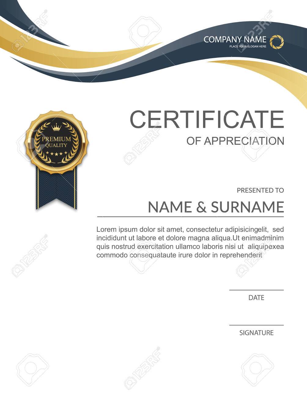 certificate template modern certificate template design stock vector 59584283 - Modern Certificate Template certificate template modern certificate template design stock vector 59584283 - Modern Certificate Template