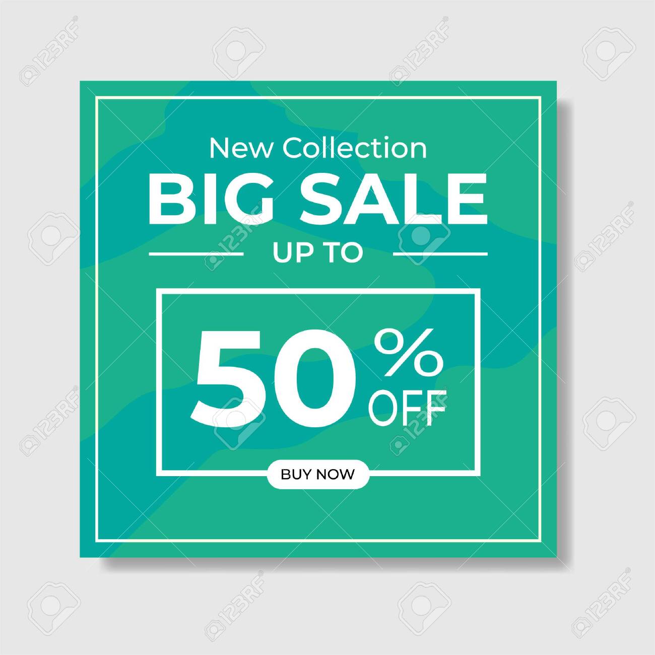 Big Sale Template Design On Light Green Background Great Vector For Social Media Online Shop Web Product Marketing Sales Promotion Fashion Etc Royalty Free Cliparts Vectors And Stock Illustration Image