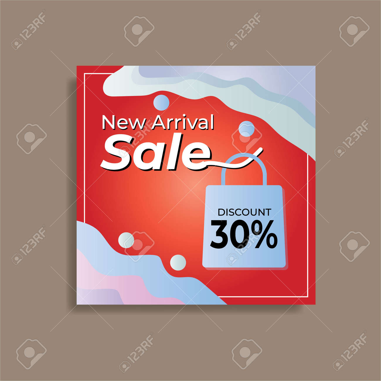 Red Background Sale Template Design Great Vector For Social Media Online Shop Web Product Marketing Sales Promotion Fashion Etc Royalty Free Cliparts Vectors And Stock Illustration Image
