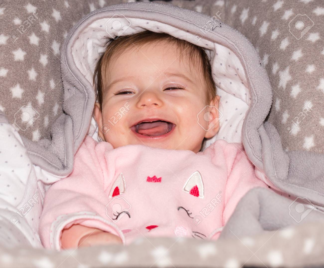 three month old baby girl