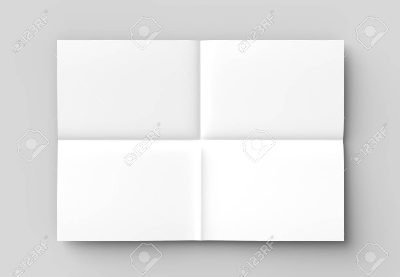 8 page leaflet french fold right angle horizontal landscape
