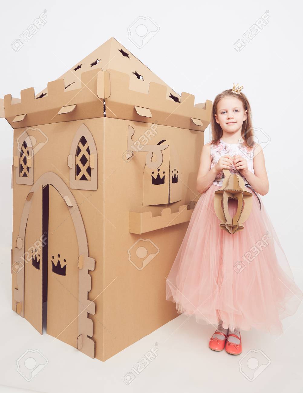 cardboard princess castle
