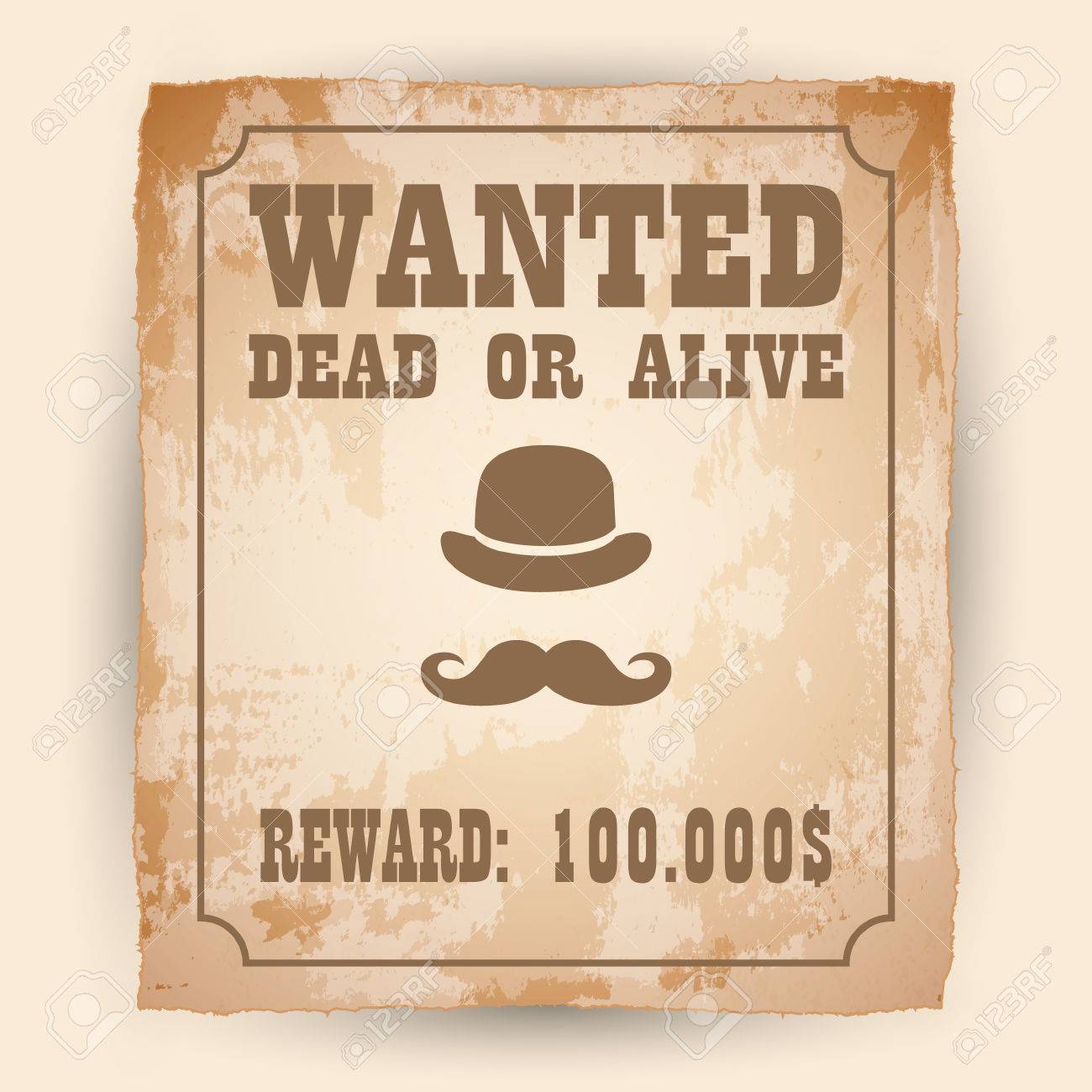 a old wanted posters vector wanted poster image royalty free