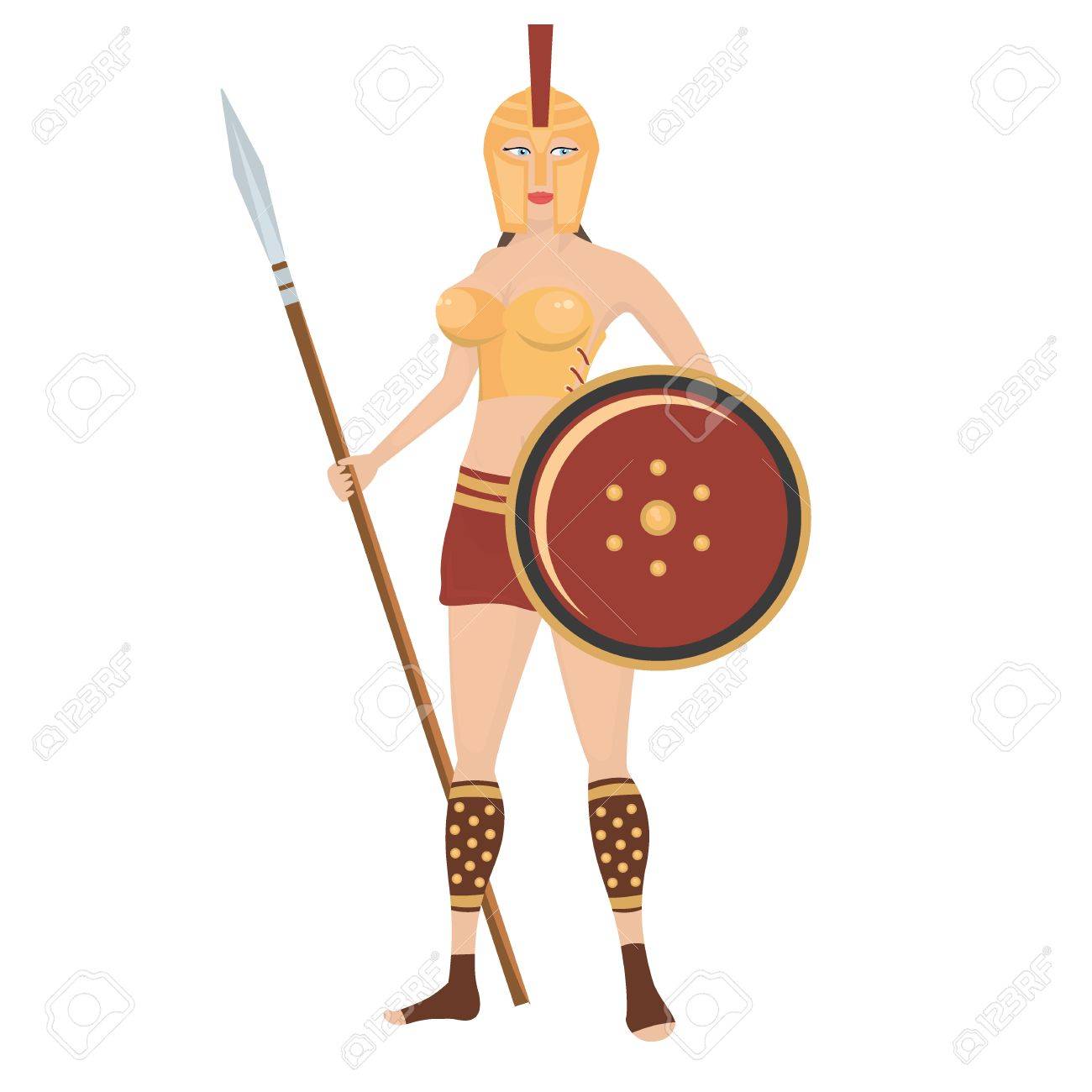 Ancient Greek Warrior Woman Royalty Free SVG, Cliparts, Vectors, and Stock  Illustration. Image 45644653., image size:1300x1300